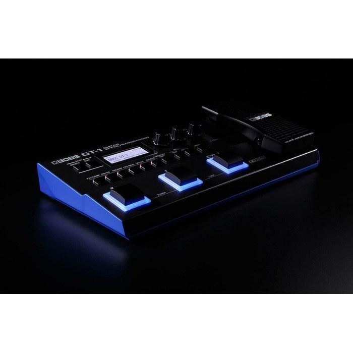 BOSS GT-1 Multi-Effects Processor with AC Adapter Set, Silver