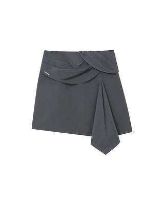MISEKI SEOUL Многослойная туника Мини-юбка Угольный