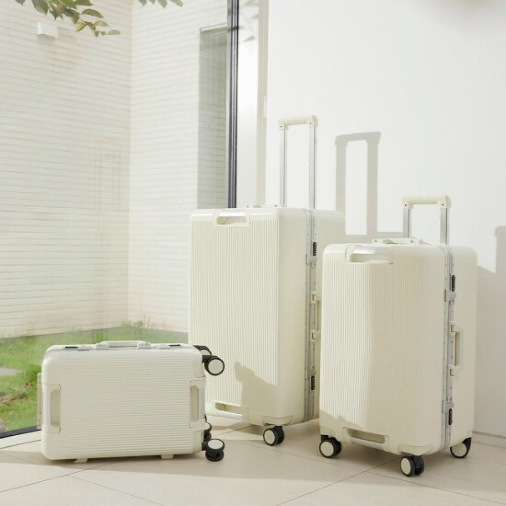 Fromheaven 20 Inch Cabin Carry On Aluminum Frame Luggage