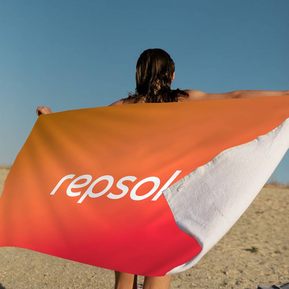 R-Repsol Ретро Микрофибра С Принтом Пляжное Полотенце Для Альпинизма Йоги Пляжа Плавания Бега Впитывающее Мягкое Полотенце