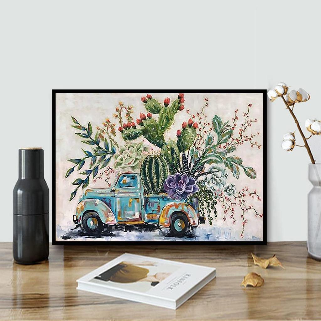 5D DIY Алмазная картина Странный пикап Алмазная вышивка Роза Полный круглый квадратный дрель Домашнее украшение