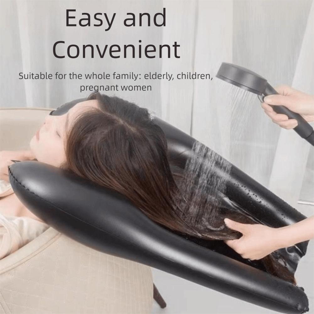 Надувная ПВХ раковина для мытья головы, быстро надуваемая ПВХ раковина, подушка для шампуня, пожилые люди