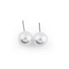 Round Shape Pearl Earrings 4mm 5mm 6mm 8mm 10mm 12mm Ear Stud  Wedding Engagement
