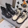 Children's Simple and Fashionable Thick Soled High Rise and Plush Warm Casual High Top Cotton Boots with Midsole 27-37