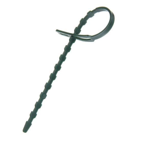 30шт 17см регулируемые многоразовые пластиковые опоры для скалолазания садовые кабельные стяжки для растений