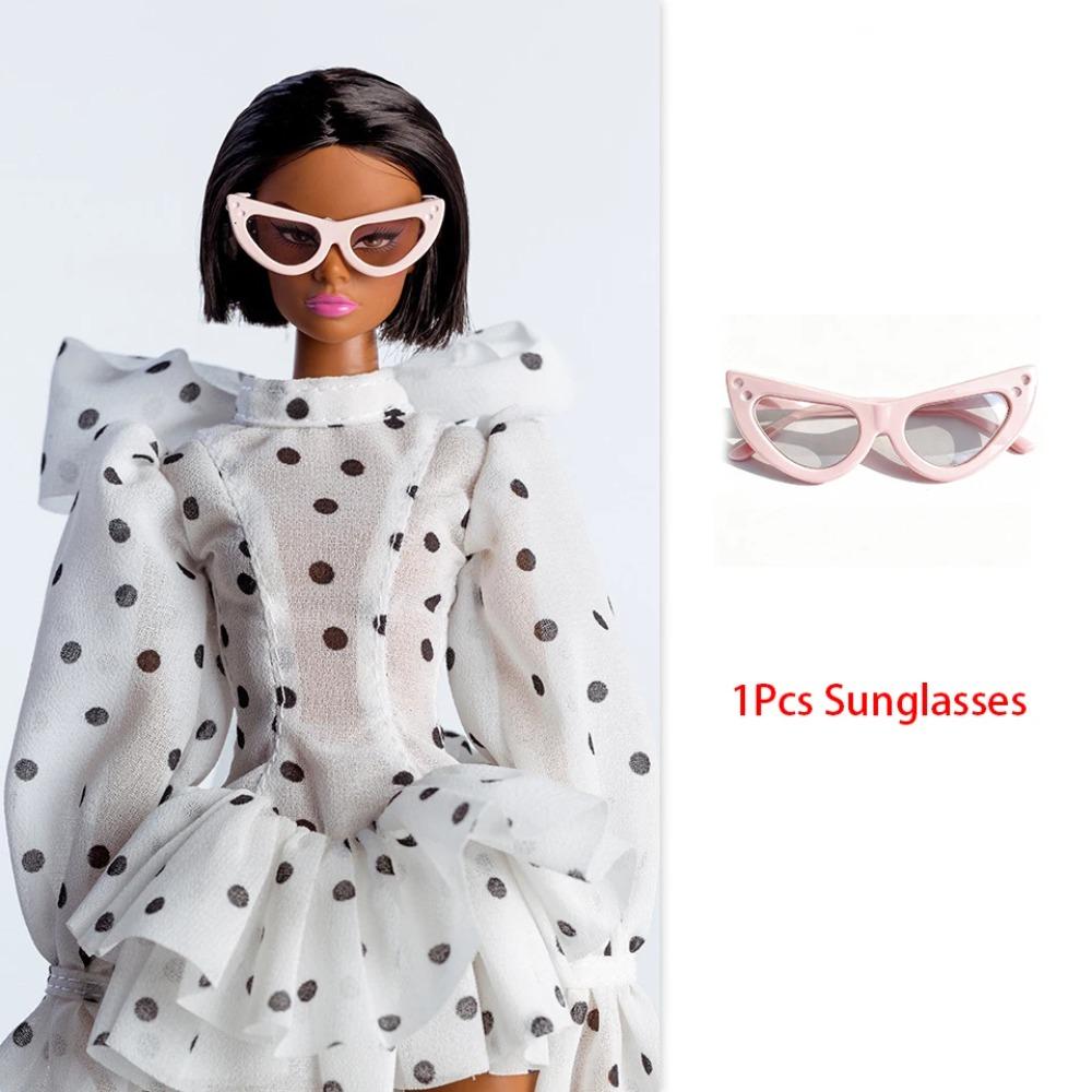 Изысканные Очки Разных Стилей 30см Лицо Супермодели Аксессуары для Декора Куклы 1/6 DIY Наряды Мода Личность Солнцезащитные Очки