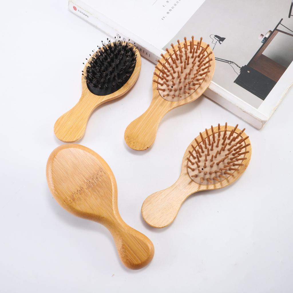 Bamboo Vent Hair Brush & Comb Painting Kit Eco-friendly DIY Gift for Home Use Child Crafts