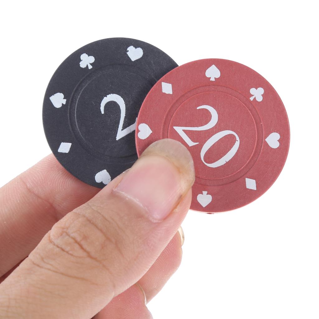 100 шт. Игровые фишки для казино, покера, учебные монеты, пластиковые счетчики для подсчета, маленькие учебные счетчики-фишки