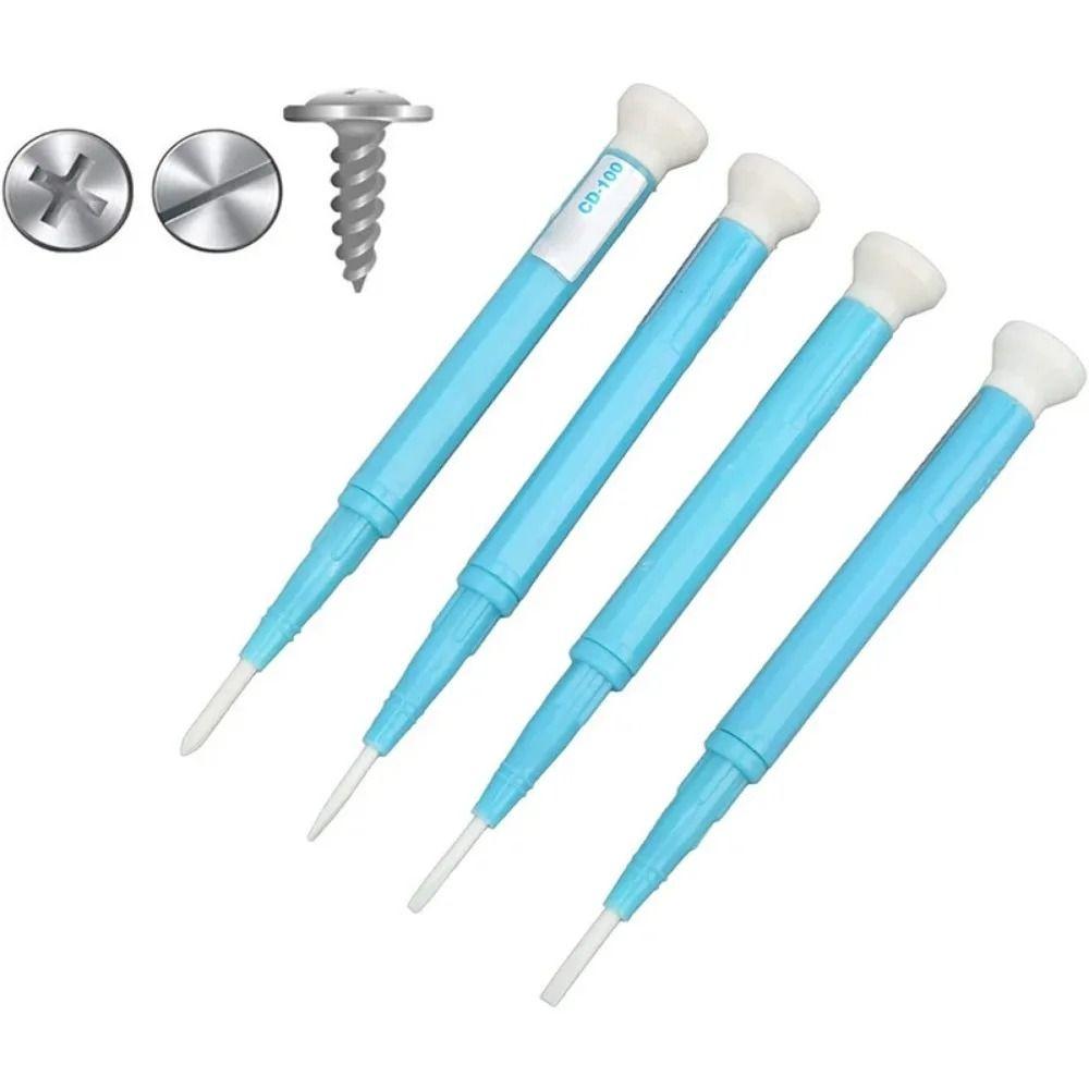 1Pcs Antistatic Screw Driver Non-Conductive No-Magnetlc Slotted Cross Screwdriver