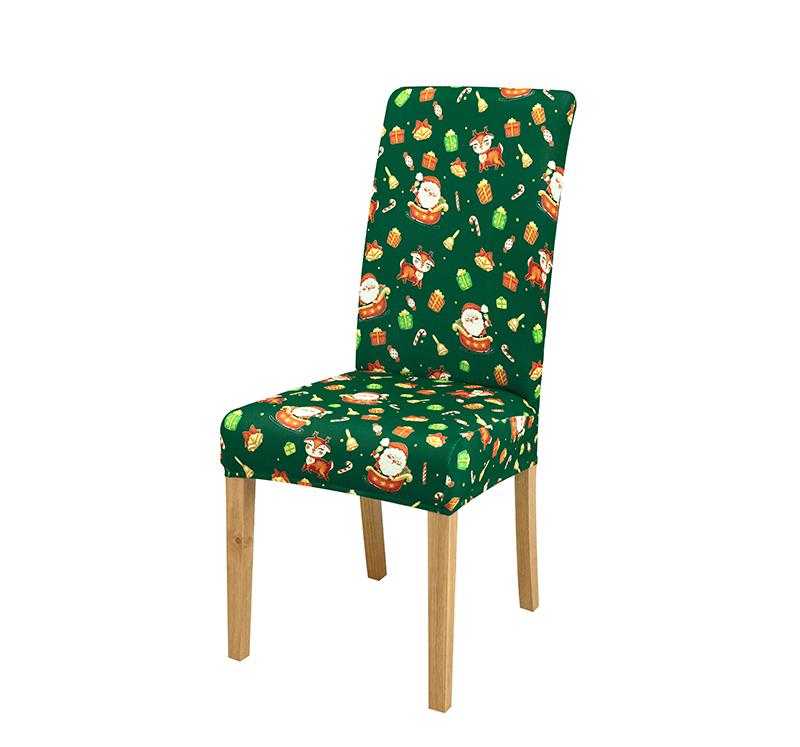Christmas Chair Cover Seat Protector Cheap Chair Covers For Holiday Party Dining Room Kitchen Hotel Living Room Chair Cover 1 PC