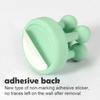 Self Adhesive Silicone Hook Bathroom Razor Holder Storage Hook Wall Shaving Shaver Shelf Toothbrush Holders Organization