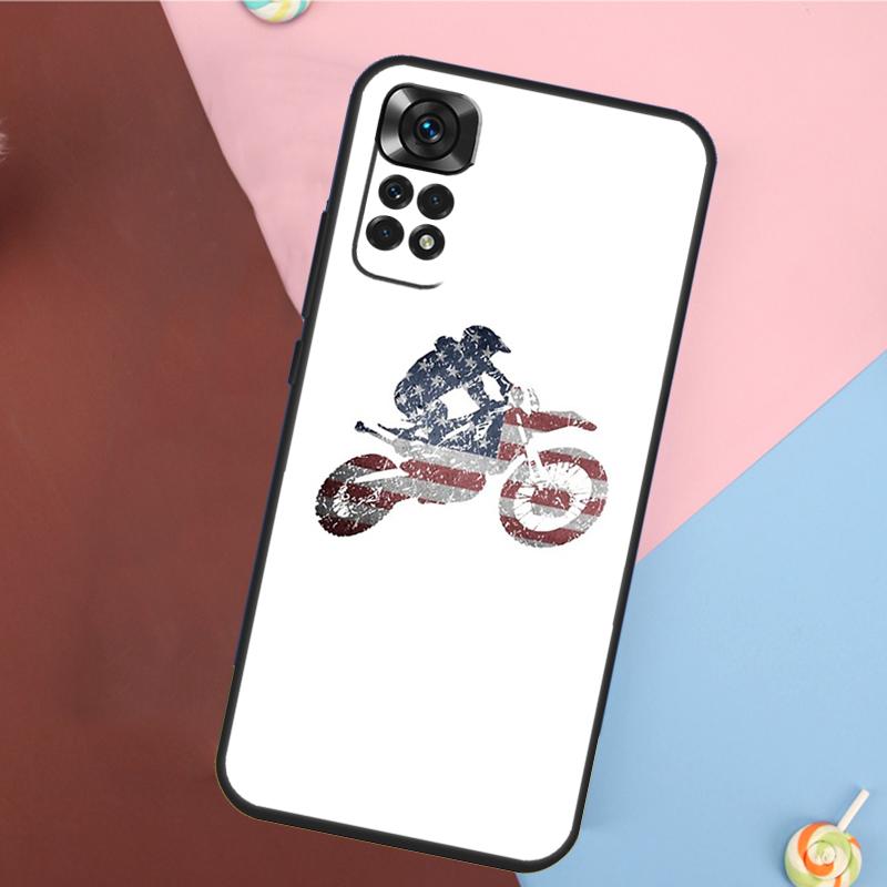 Чехол для мотоцикла Мотокросс Для Xiaomi Redmi Note 13 14 Pro 12 11 9 10 9S 10S 11S 12S Redmi 14C 10C 12C 13C