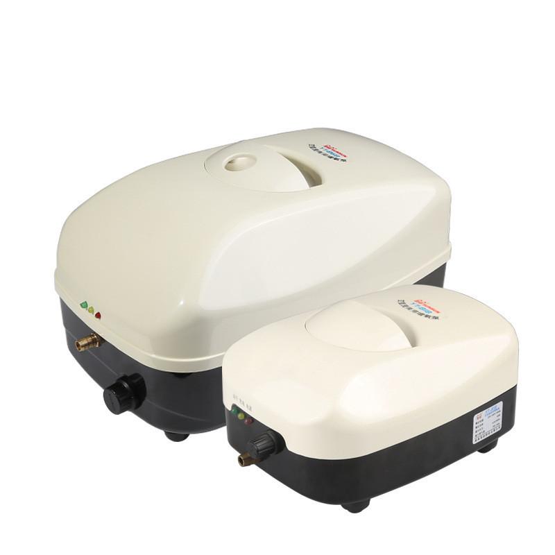 Мощный кислородный воздушный насос для аквариума, аэратор для аквариума двойного назначения AC/DC, бесшумный кислородный насос для аквакультуры