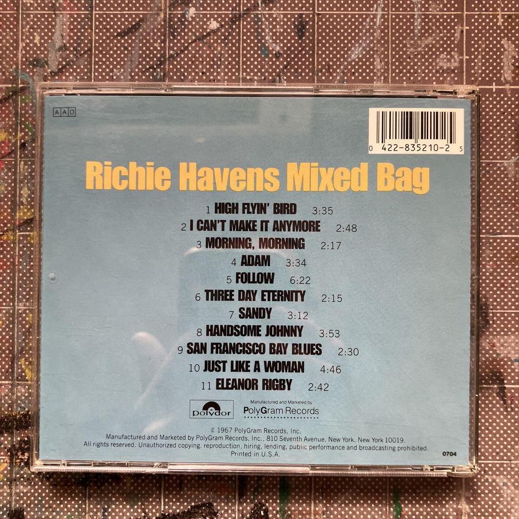 [ИСПОЛЬЗОВАННЫЙ] CD-диск Masterpiece Richie Havens Mixed Bag