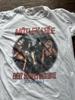 Мужская футболка Motley Crue Белая Логотип группы БЕЗ РАЗМЕРА 80-е Hair Metal Рок-группа Томми