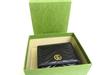 Оригинальный кошелек GUCCI GG Marmont из черной кожи, бифолд, компактный кошелек #a913, восстановленный