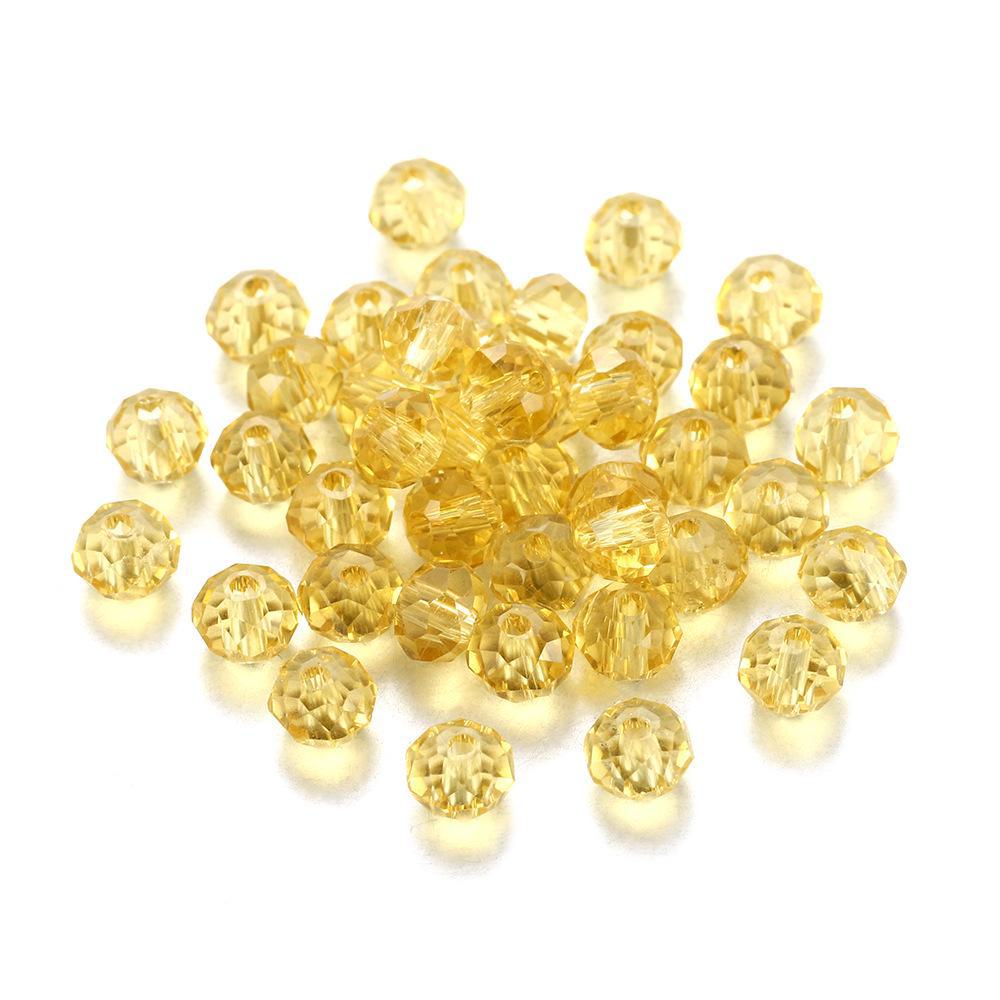 Набор для самостоятельного изготовления ювелирных изделий: Прозрачные стеклянные бусины 3-8 мм, рис, бриллианты, огранка кристаллов, в форме фонарика, разделительные бусины - идеально подходят для изготовления аксессуаров