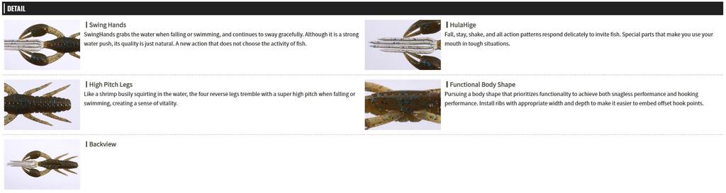 OSP Мягкая приманка Dolive Craw 2 дюйма Salt W-068 (0194)