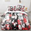 Комплект постельного белья Death Note Single Twin Full Queen King Size Bed Set Adult Kids Bedroom Duvet cover Sets 3D Print Anime Death Note
