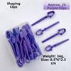 20pcs Pink Purple Nail Painting Protection Clip  for Manicure Tools