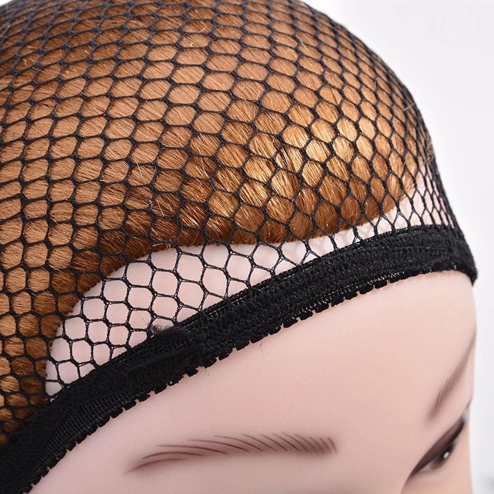 Stretch Black/Nude Nylon Bald Cap Snood Hair Mesh Wig Stocking