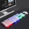 RGB Проводная Механическая Клавиатура и Мышь Игровой Набор для Ноутбука/Настольного ПК