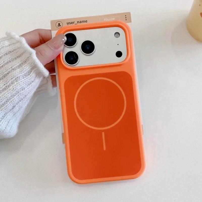 Роскошный Чехол из Жидкого Силикона Конфетного Цвета для iPhone 17 Pro Max 17Pro Мягкие Бамперные Чехлы для iPhone17 Pro Max Магнитный Чехол