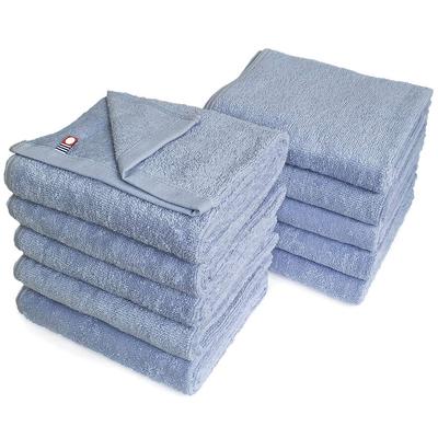 Beauty Imabari Towel Commercial Face Towel Set of 10 Murakami Towel M Color 34x86cm For Beauty Salons 100 Colors Lightweight and Thin (№03 Серый)