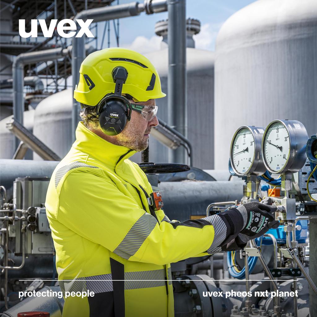 Uvex Unisex Adult o91282954066853001973 Защитные очки Pheos Nxt Planet Anti-Fog, один размер, подходит большинству, антрацитовый, нефритовый,