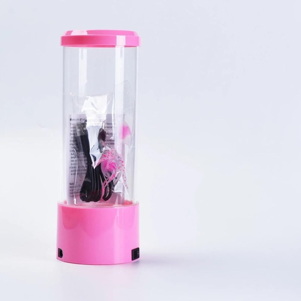 7-Color Changing Fantasy Aquarium Lamps USB Desktop Ornament Jellyfish Lava Lamp  Kids Gifts