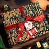 Decorative Packing Paper Patterned Christmas Wrapping Paper Festival Wrapping Paper Colorful For Celebrations Christmas Parties