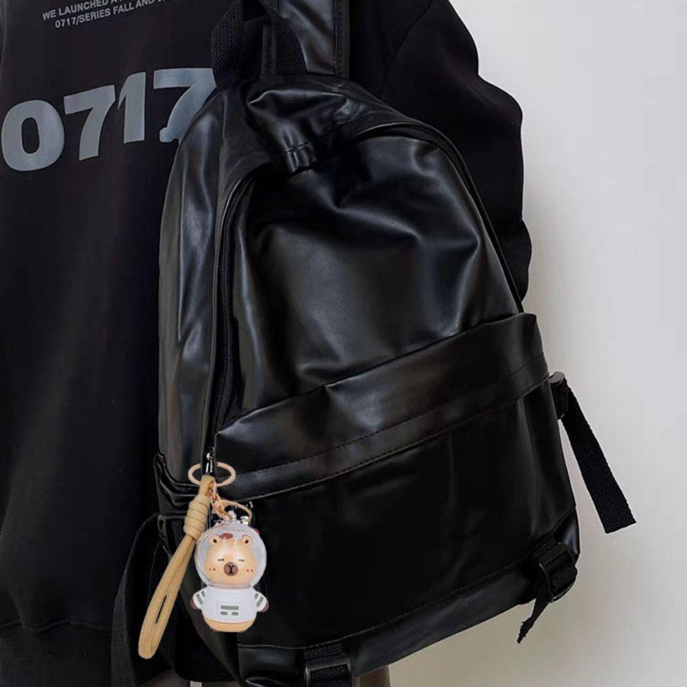 Брелок с изображением астронавта Капибалы, силикагель, брелок с капибарой, сумка с животными, подвесная сумка для мальчиков