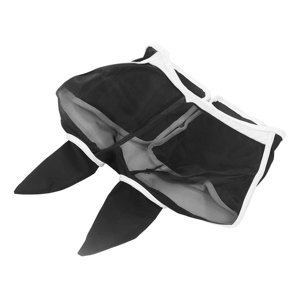 Horse Fly Mask Soft Breathable Elastic Knitted Fabric Anti Mosquito Anti Fly Horse Mask with Ears