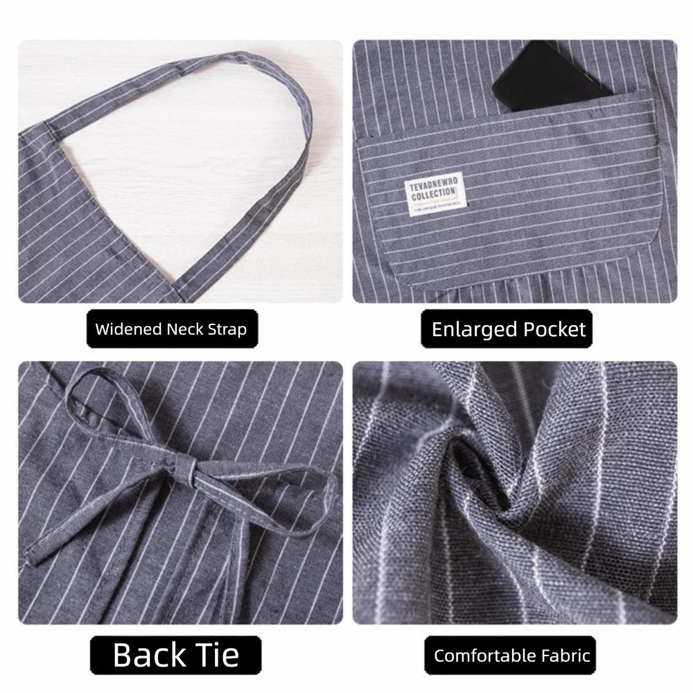 Breathable Kitchen Apron Resistant Dirt Catering Aprons Fashion Cleaning Clothes  Kitchen