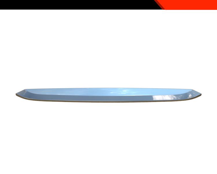 Декоративная хромированная полоса для капота Toyota Corolla CROSS (модель 25) от столкновений