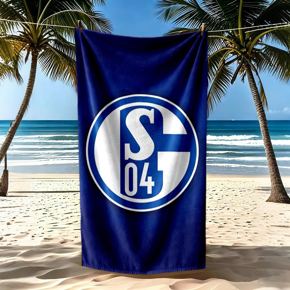 Fc Schalke3 Beach Towel Quick-Dry Soft Microfiber Comfortable Lightweight Portable for Swimming,Beach,Camping, Travel, Beach Accessories,Gym