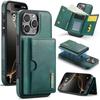 DG.MING M6 Series RFID Tri-fold Card Bag Removable Leather Phone Case
