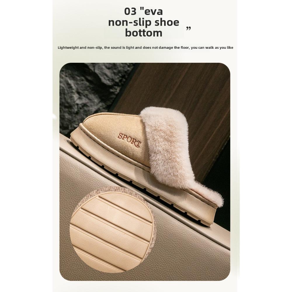 Хлопковые тапочки с толстой подошвой, зимние уличные тапочки для дома с весенне-осенней нескользящей теплой обувью для дома, мужская домашняя обувь