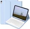 Кожаный чехол-клавиатура для iPad Air 11 10-го поколения с магнитным съемным чехлом и слотом для стилуса