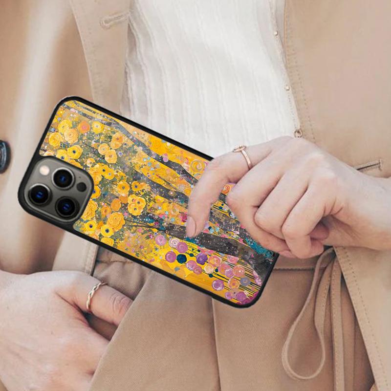 Поцелуй Густава Климта Магнитный чехол для телефона ДЛЯ APPLE iPhone 17 Air 16 14 13 12 Pro Max 15 Plus Беспроводная зарядка С чехлом MagSafe