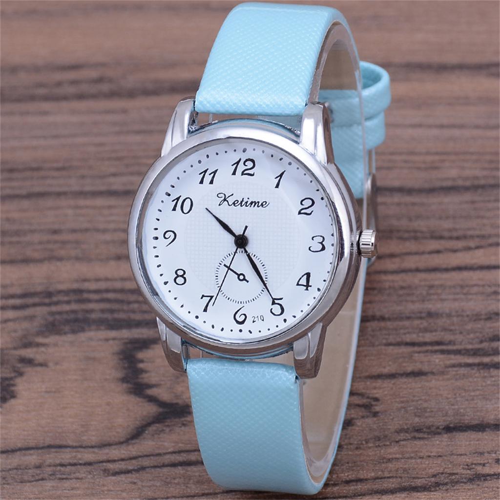 Женские модные кожаные часы