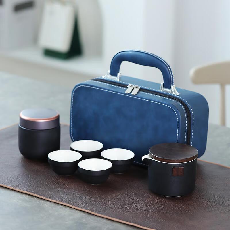 Shangqi Japanese Style Portable Ceramic Travel Tea Set