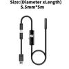 Threeinone Usb Endoscope With Probe For Mobile And Pc Inspection In Plumbing And Automotive