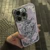 Ретро Европейский Ангел Купидон Аврора Лазерный Чехол для Телефона Для iPhone 16 15 14 13 12 Pro Max 11 INS Роскошный Блестящий Защитный Чехол для Камеры