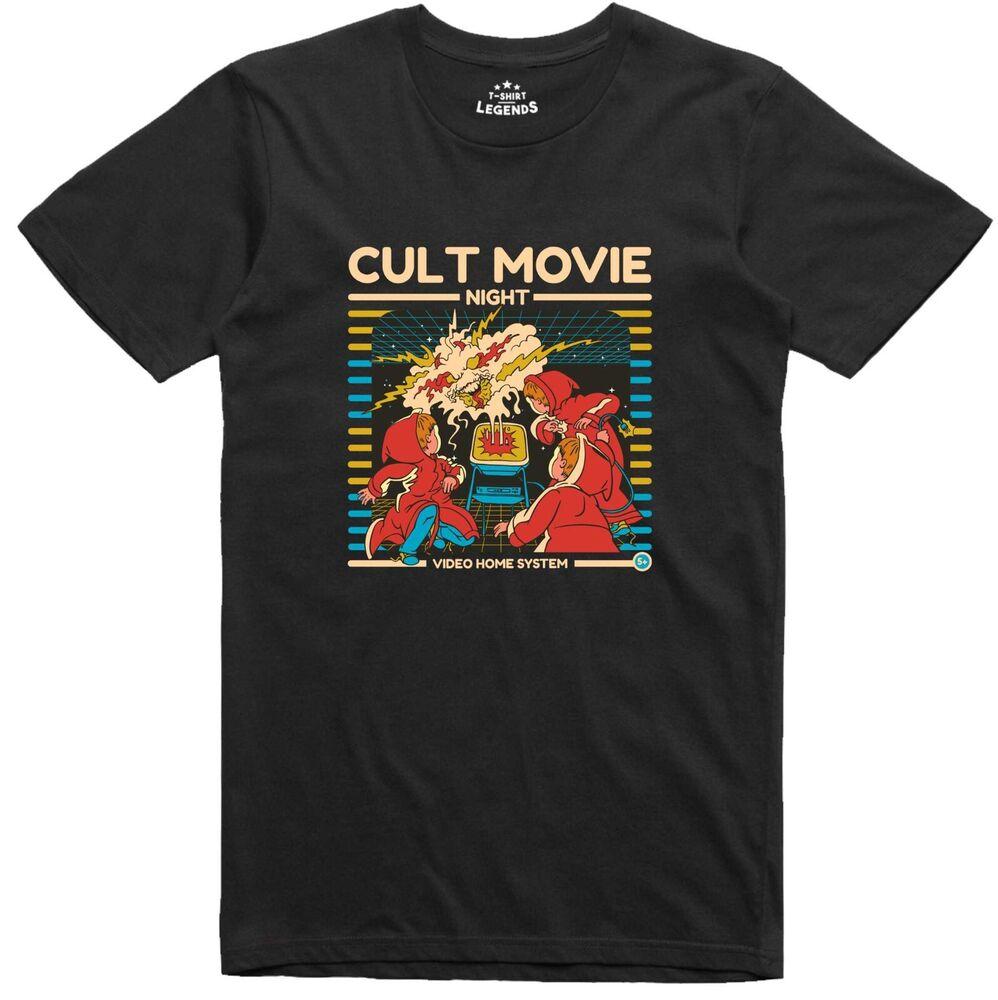 Pelicula de Culto Camiseta Divertida VHS Video Hombre Retro Diseno Camiseta футболка унисекс