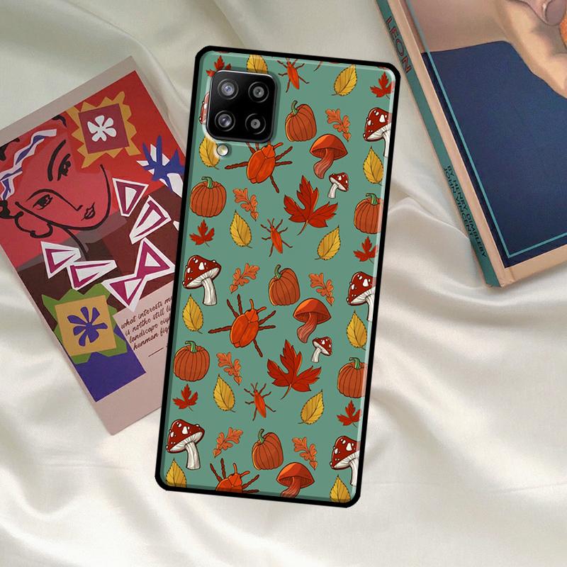 Осенние Листья Тыква Хэллоуин Для Samsung Galaxy A53 A33 A23 A13 A14 A34 A54 A51 A71 A52S A12 A22 A32 A42 A52 Чехол для Телефона
