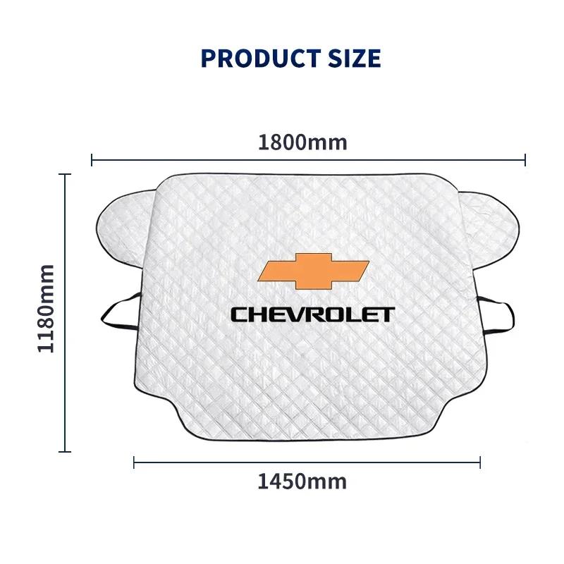 Car Snow Ice Protector Visor Sun Shad Fornt Windshieldhade Thermal Insulatio For Chevrolet Corvette Equinox Camaro Tahoe Cruze