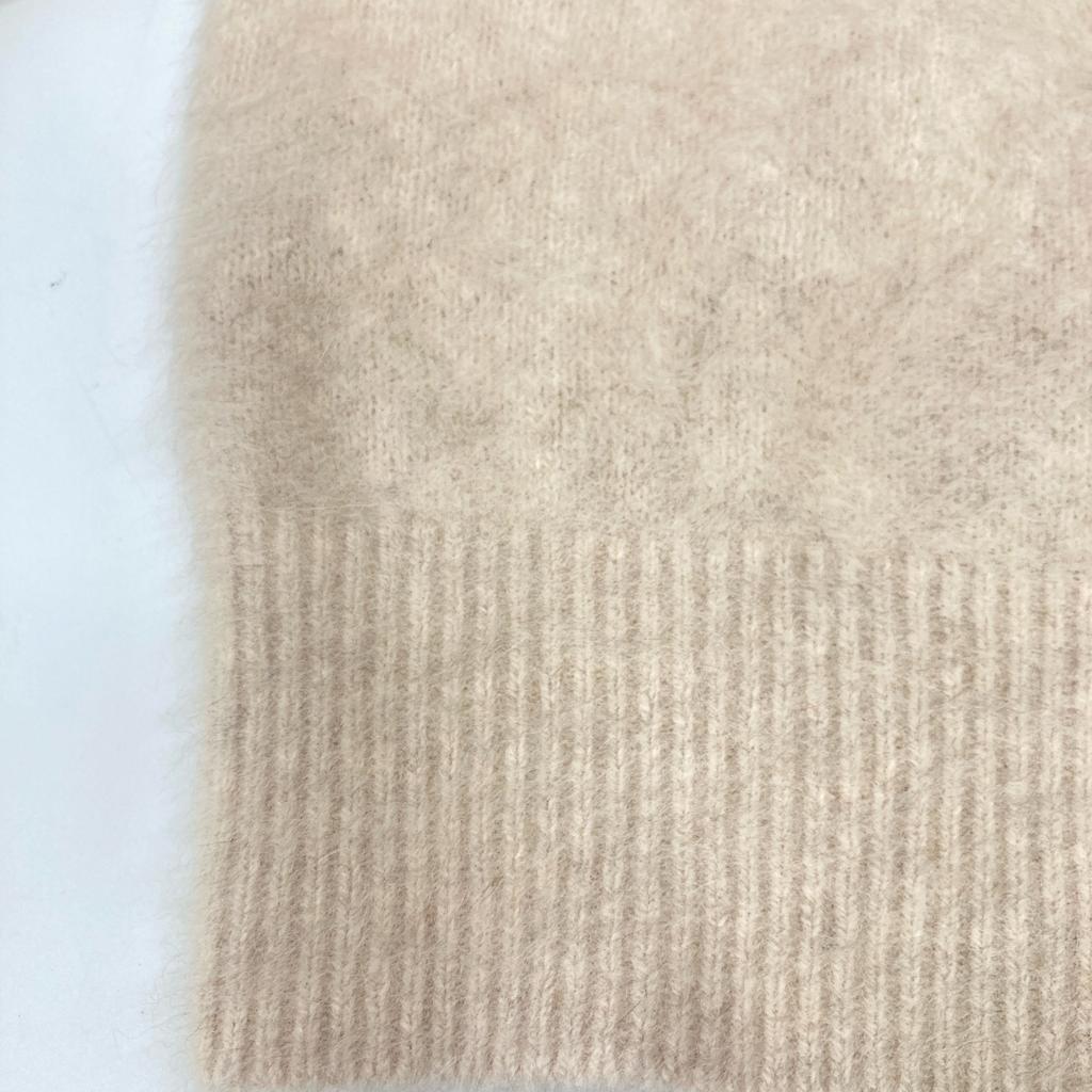 Rouge vif 3145-00-40000 Розовый Лис & Енот Вязаные топы с рукавами-буфами Не написано Бежевый Б/У