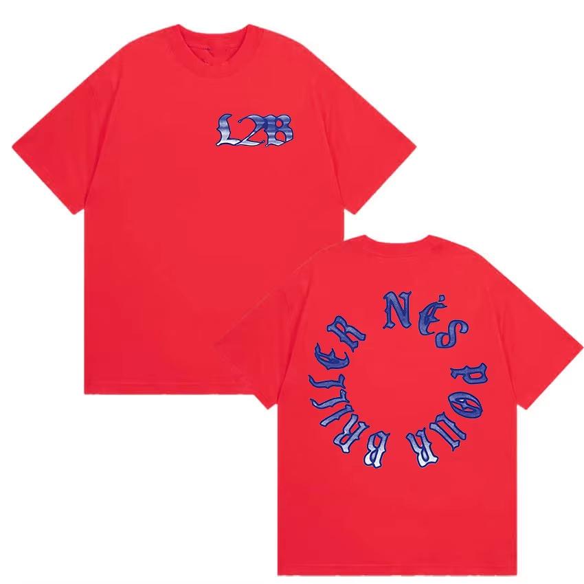 Rapper Nes Pour Briller L2B Album 2026 Print T Shirts Unisexs Pop Fashion Retro Short Sleeve Tshirt pure Cotton Tshirt Streetwear