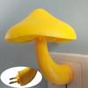 LED Night Lamp Creative Shape Energy-saving Plug-Play Flicker Free Eye Protection with Light Sensor Cute Mushroom Night Lamp